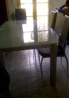 Ensemble salle à manger chaises + table en verre... ANNONCES Bazarok.fr