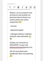 Aide a la personne dans le besoin... ANNONCES Bazarok.fr